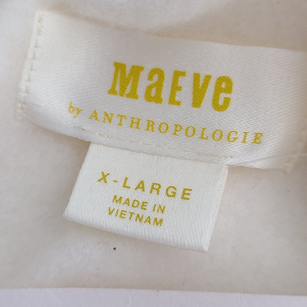 Maeve by Anthropologie Cream Funnel Neck Sweater NWT XL Oversized Cozy - Picture 7 of 9